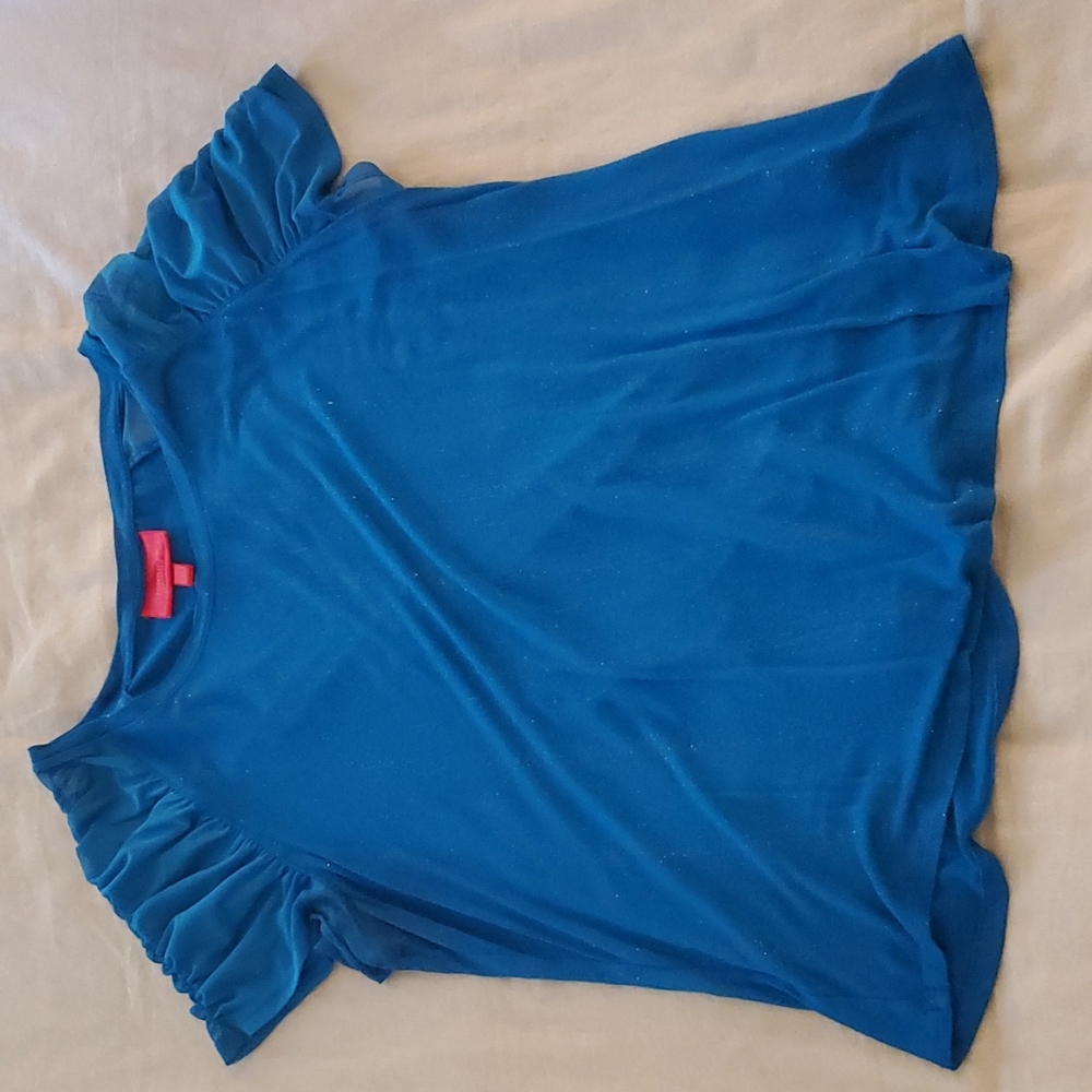 Sparkly Blue Blouse